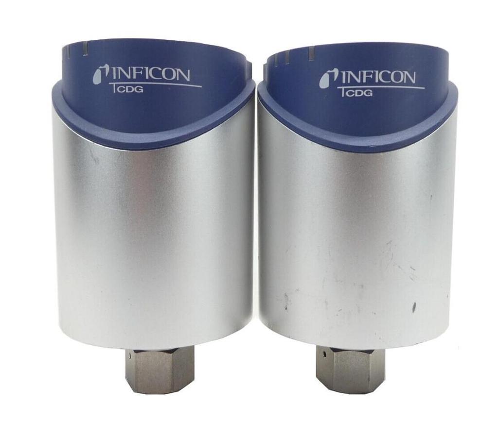 Used Inficon CDG100D CDG045D Capacitance Diaphragm Gauge Lot of 2 Tested Working
