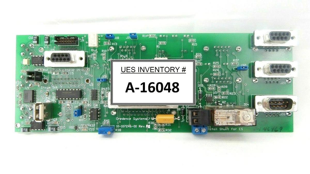 Used Credence Systems 10-107246-00 ES Install Shunt Board PCB Optonics Working