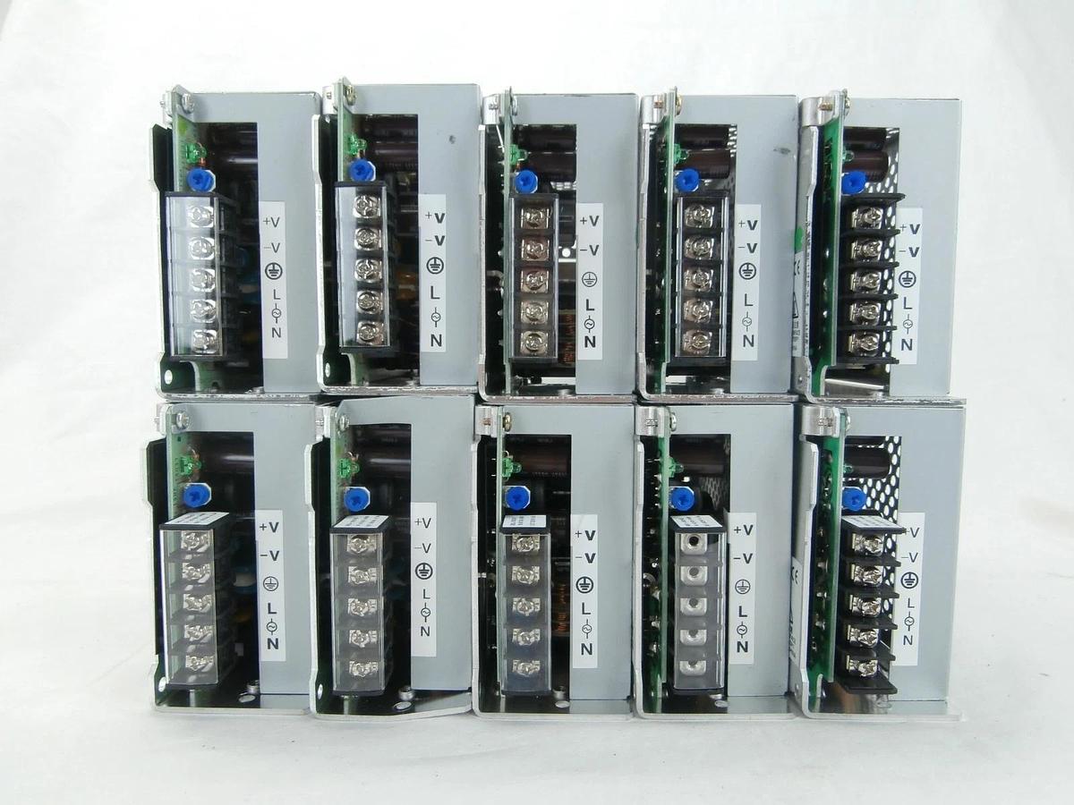Used Omron S82J-10024D Compact Power Supply Reseller Lot of 10 Used Working