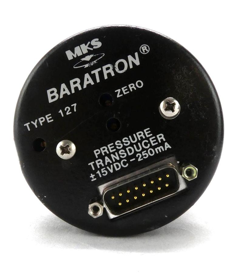 Used MKS Instruments 127AA-00001B Baratron Transducer Type 127 Tested Working