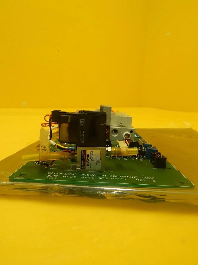 Used Semiconductor Equipment Corp 4496-023 Pneumatic Manifold PCB 410 Bonder Used