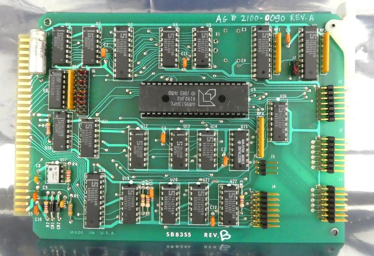 Used Micro/Sys SB8355 PCB Card TMR AG Associates Heatpulse 2100-0090 Working Surplus