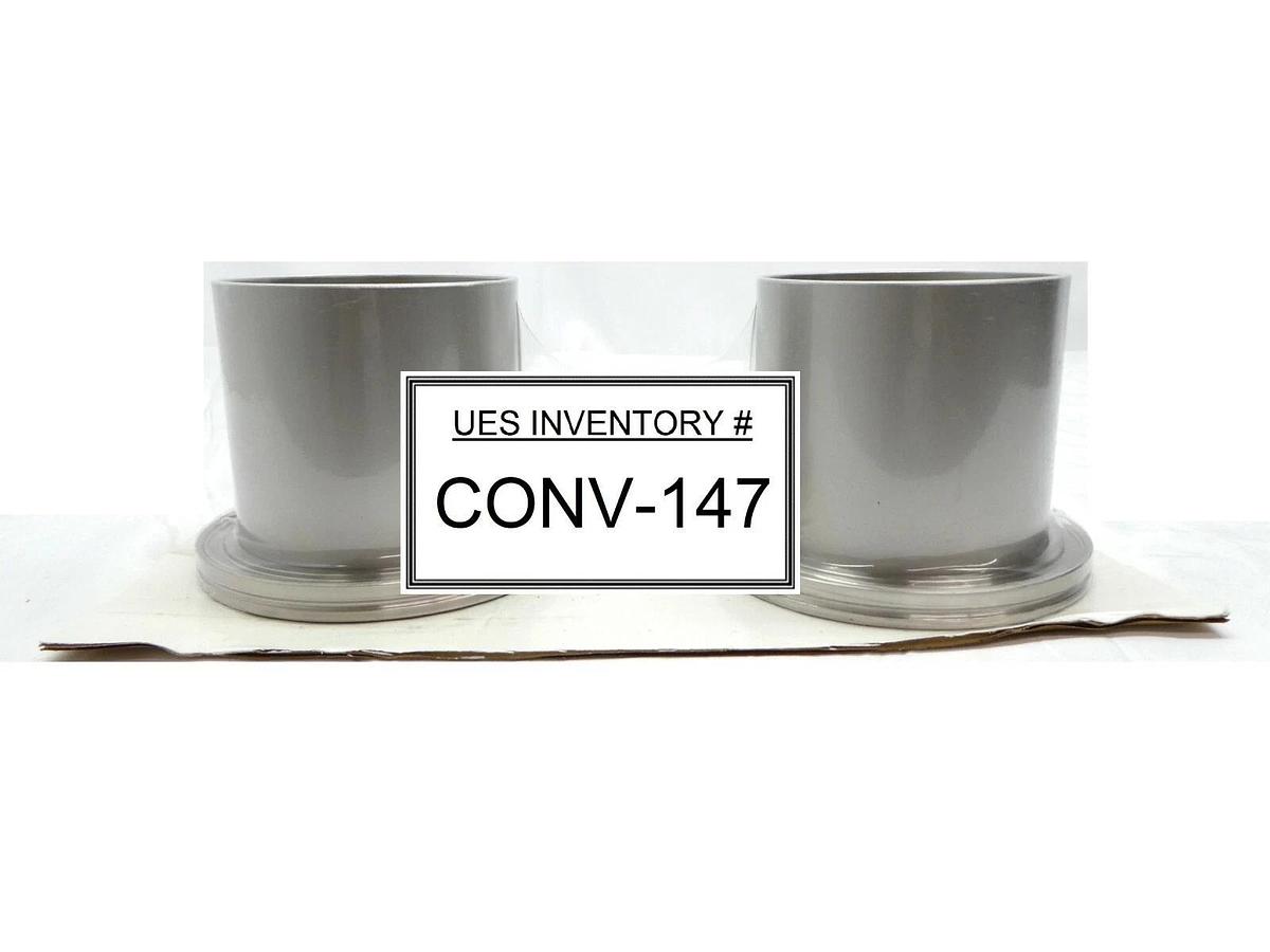 MKS Instruments ISO100 ISO-K 3.5" Nipple Weldment 316 Stainless HPS Lot of 2 New