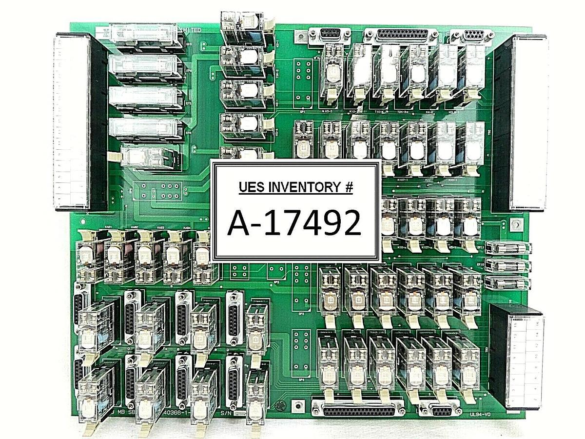 Used TEL Tokyo Electron A40366-1 Relay Board PCB TRIAS6 MB SB TEL Trias Working Spare