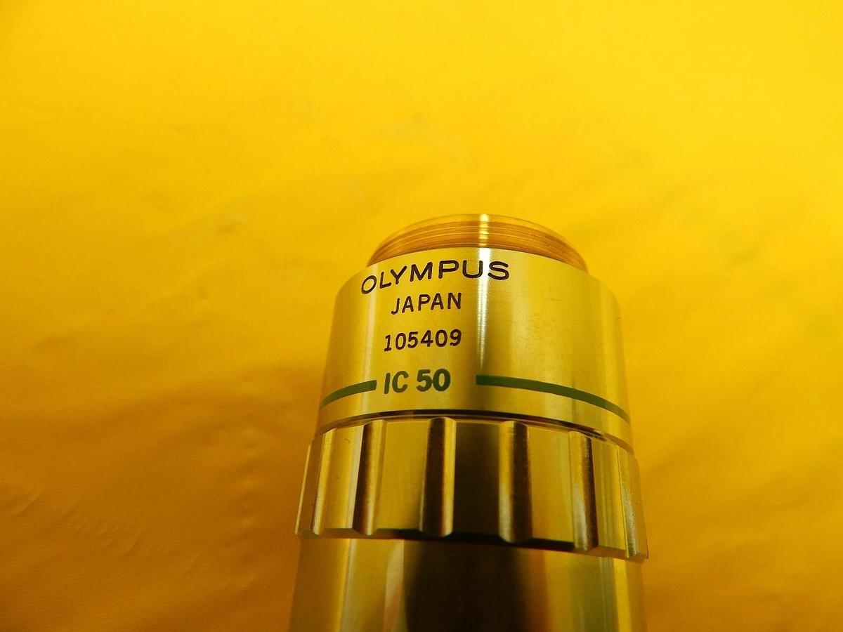Used Olympus NeoSPlan 50 NIC 0.70 ∞/0 f=180 Microscope Objective IC 20 KLA-Tencor