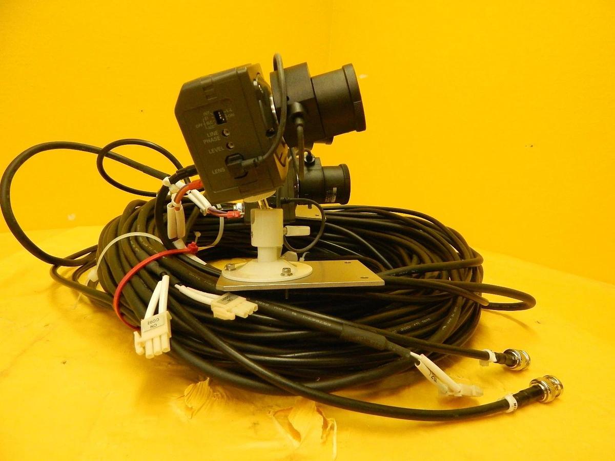 Used Sanyo VCC-5884 Color CCD Camera Reseller Lot of 3 Used Working