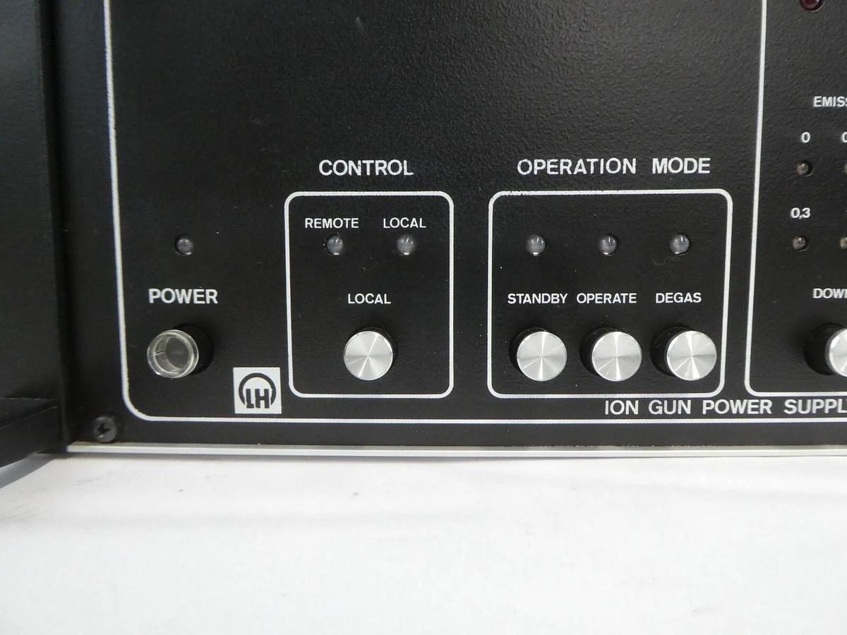 Used Leybold-Heraeus 867 918 Ion Gun Power Supply PS-IQE 12 Working Surplus