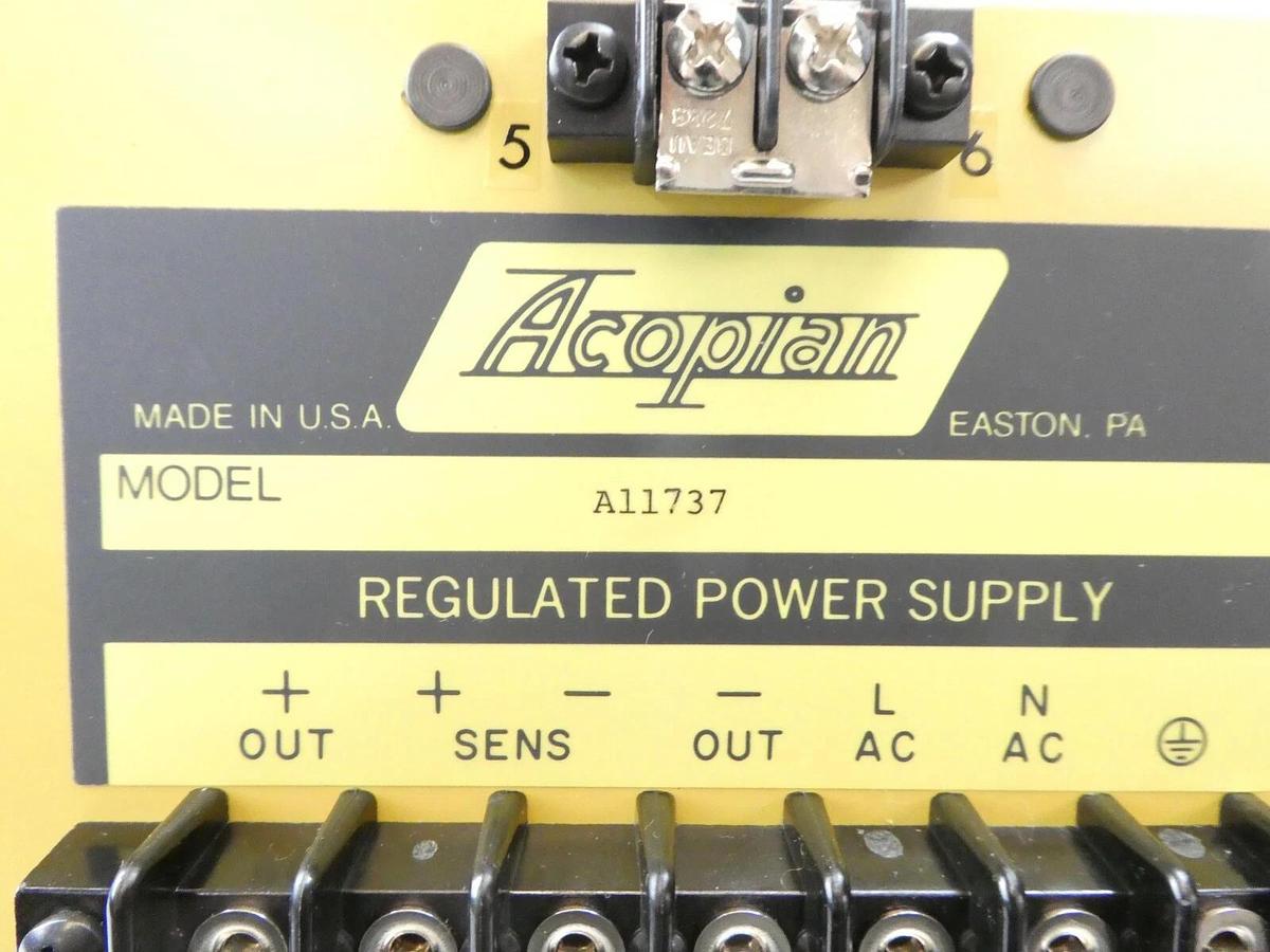 Acopian A11737 Power Supply Varian Semiconductor Equipment E21000122 New Surplus