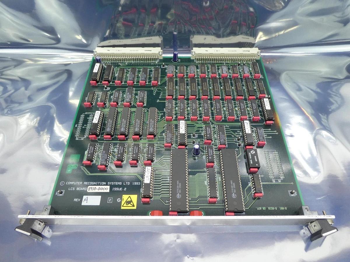 Used Computer Recognition Systems 8938-0000 LCS Board PCB Card Working Surplus
