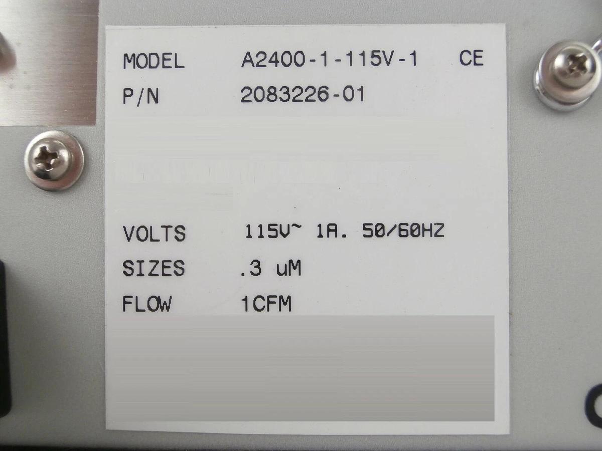 Used Met One 2083226-01 Laser Particle Counter A2400-1-115V-1 Tested Working Surplus
