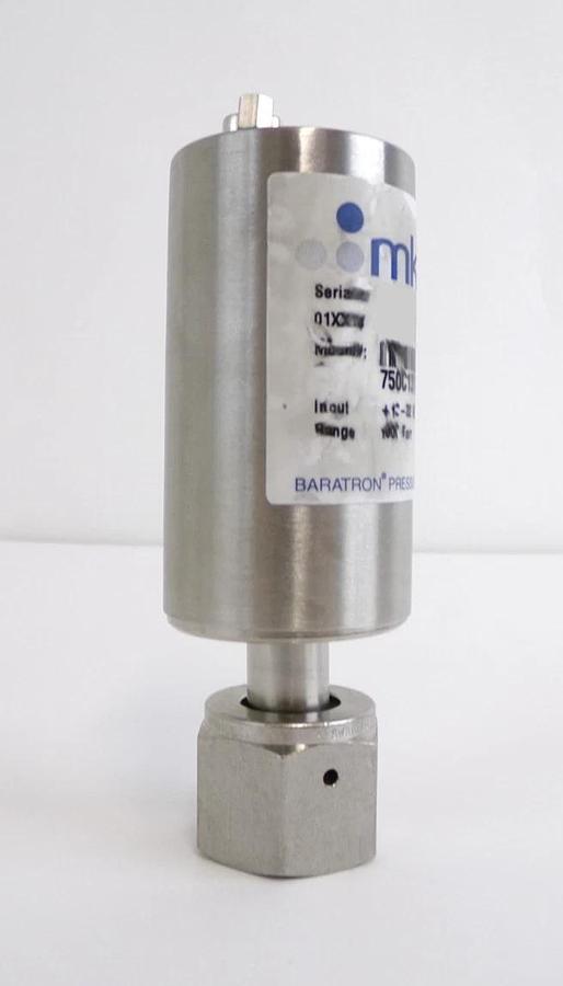 Used MKS Instruments 750C13TCE2GA Baratron Pressure Transducer Lot of 2 Spare Surplus