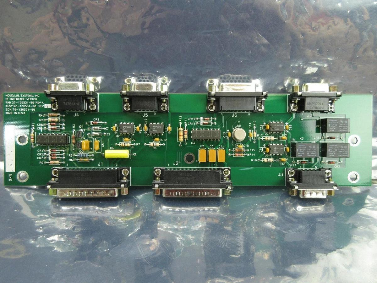 Used Novellus Systems 03-136531-00 Vector RF Interface Board PCB Rev. A Used Working