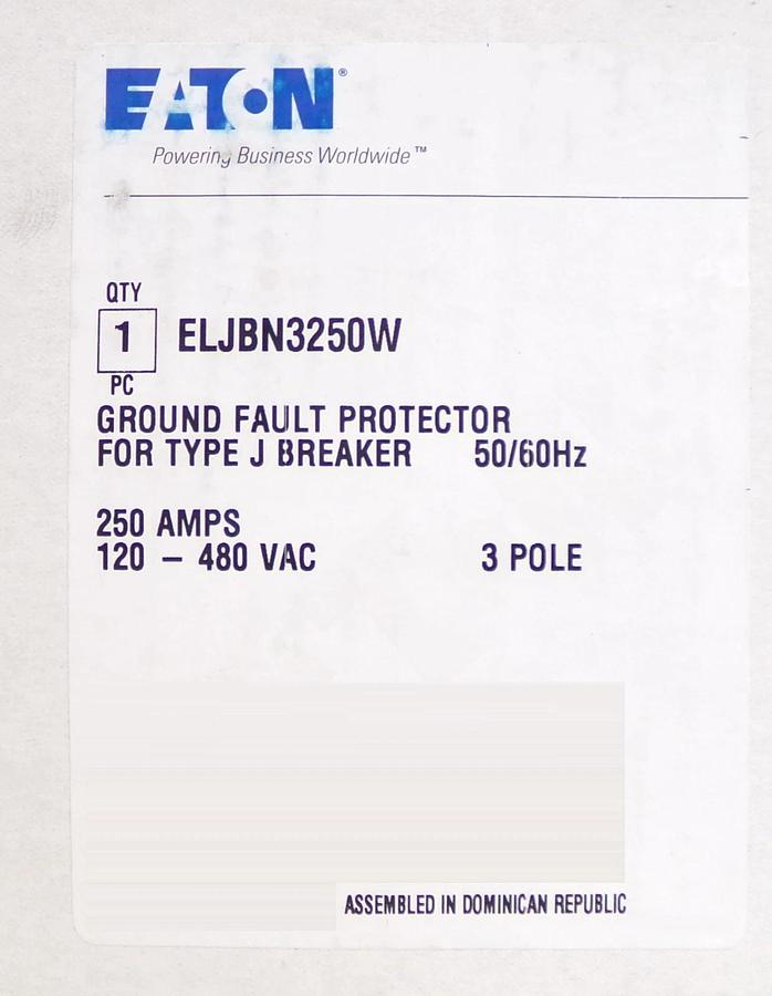 Eaton ELJBN3250W Ground Fault Protector Lot of 4 New