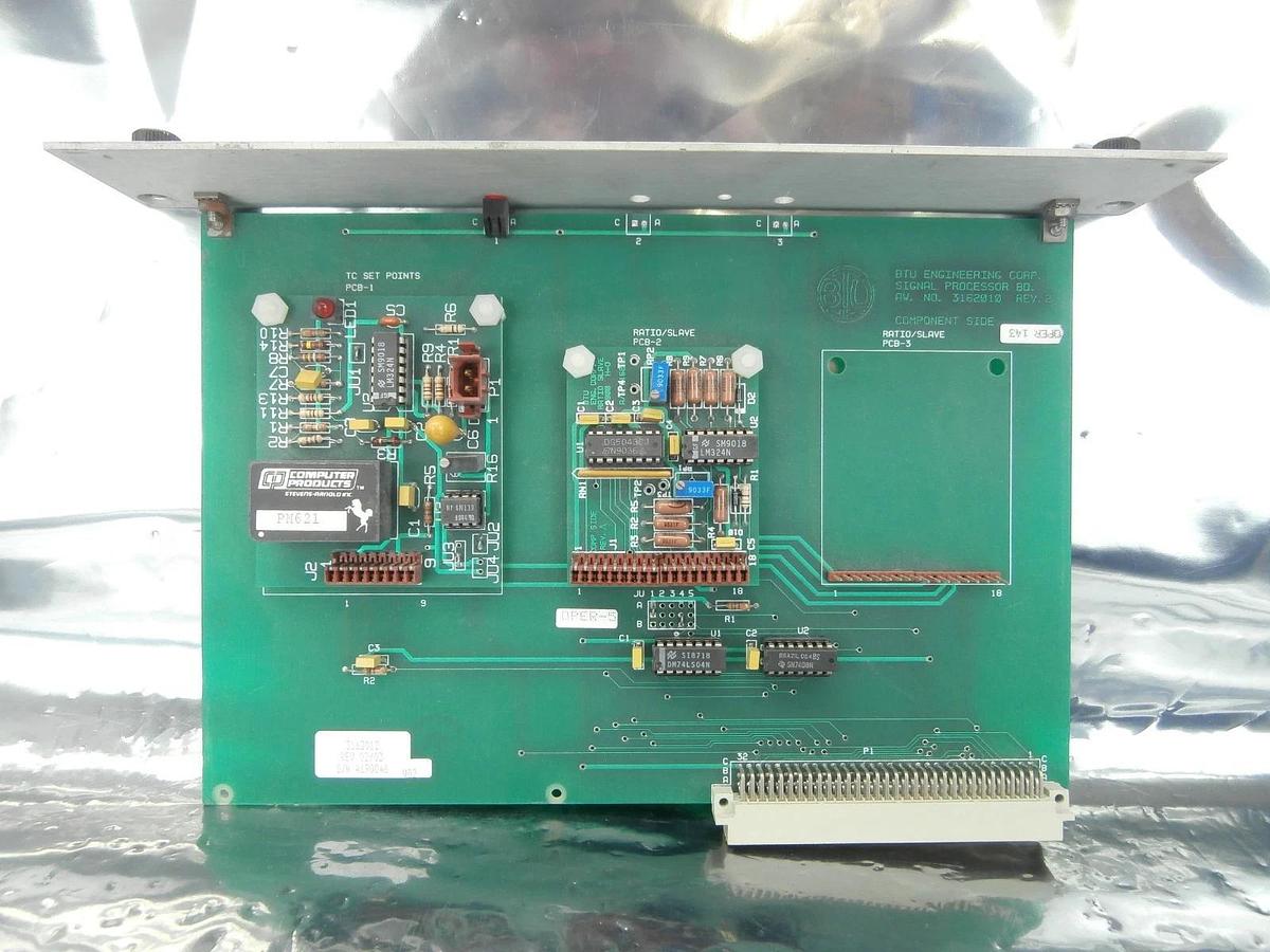 Used BTU Engineering 3162012 Signal Processor Pyrogenic Oxidation VME PCB Card Used