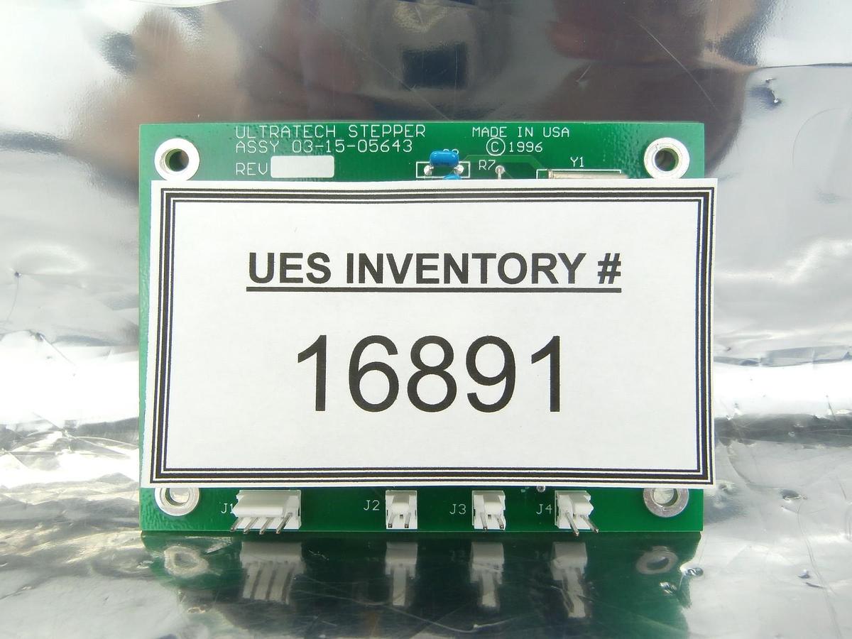 Used Ultratech Stepper 03-15-05643 Theta Vac/Chuck Clamp Board PCB 4700 Titan Used