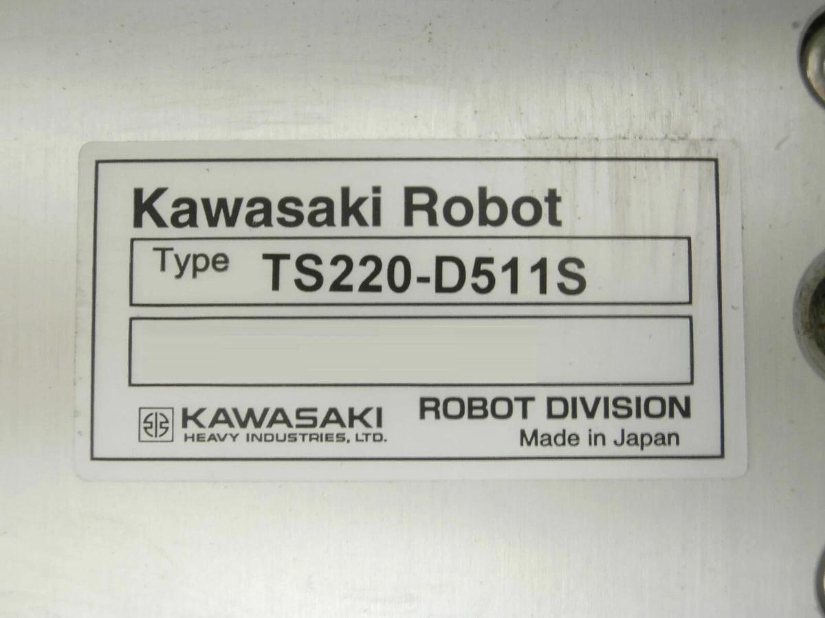Used Kawasaki TS220-D511S Robot and Controller Assembly 50607-1222 Copper Untested