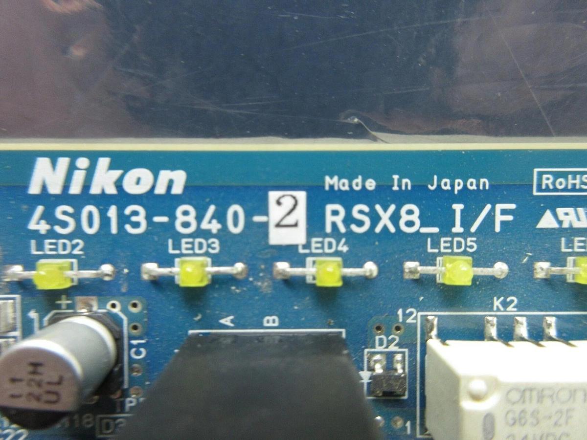Used Nikon 4S013-840-2 Interface Board PCB RSX8_I/F NSR-S620D ArF Immersion Used