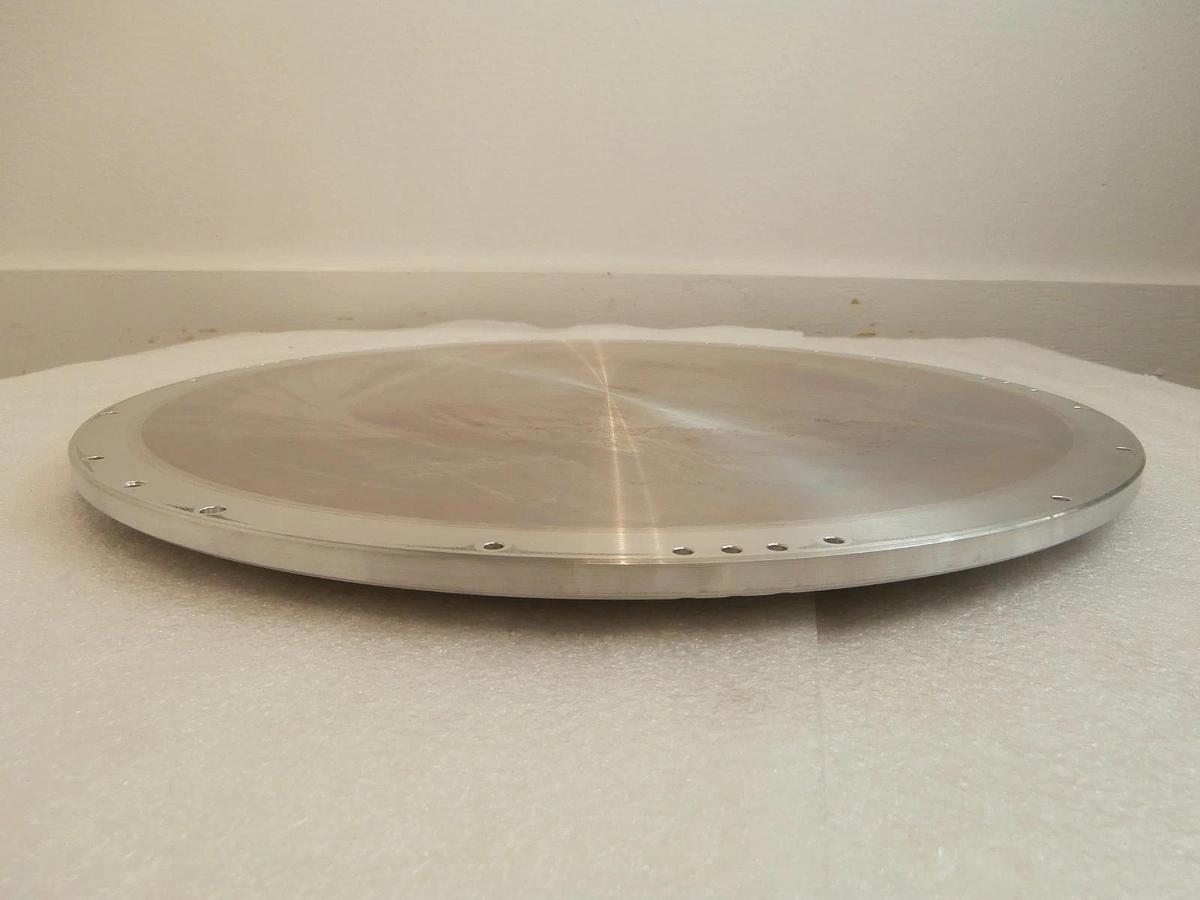 Used Honeywell 092306 300mm 5N Ti Titanium Target 20.625X17.478X1.000X0.500IN Working