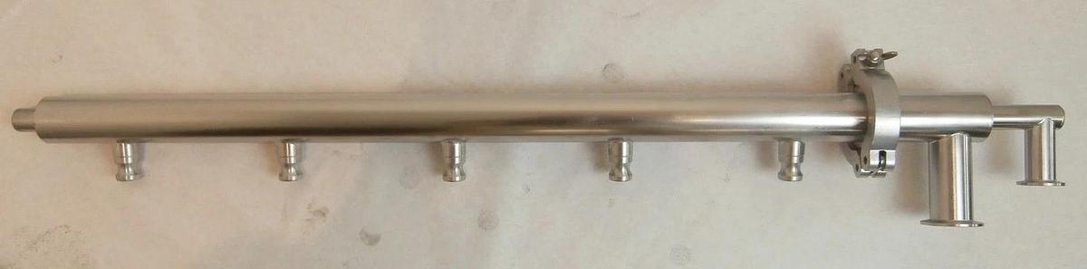 Used KoMiCo Technology 633000138 CU 3 Port 5 Hole Mist Trap Copper Exposed Used