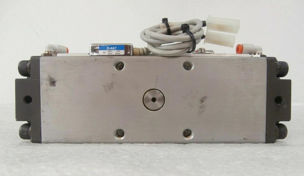 Used SMC NCDRA1BS50-UIA000039 Pneumatic Rotary Actuator Cylinder Lot of 4 Working