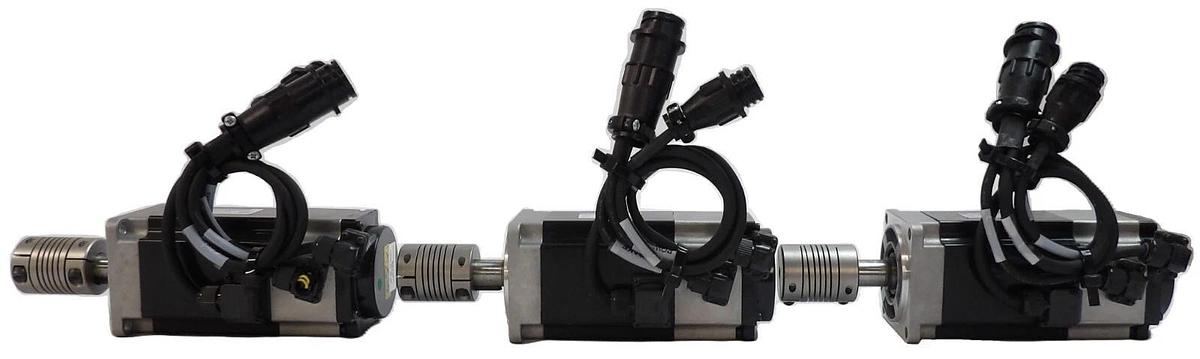 Used Sanyo Denki R2AA06040HCPBLM8 AC Servo Motor SANMOTION R Lot of 3 Working
