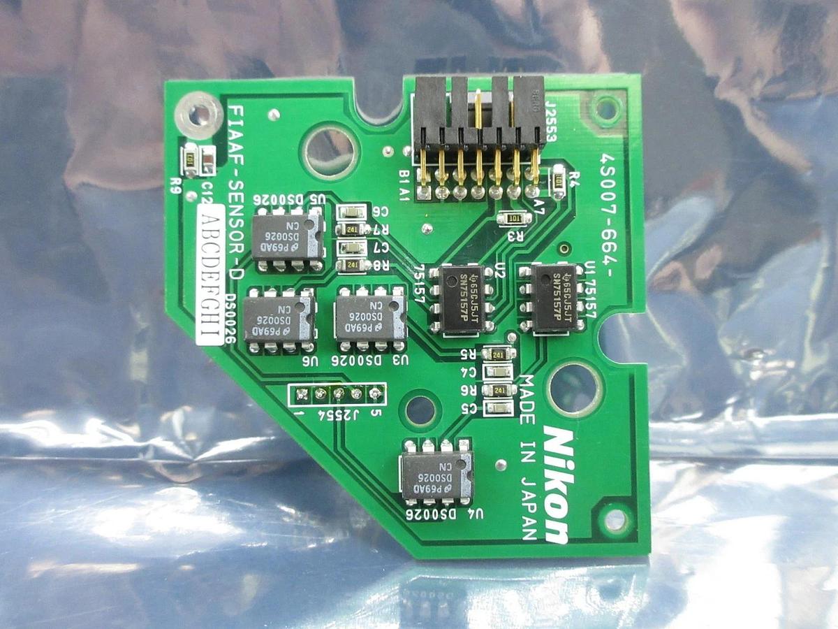 Used Nikon 4S007-664 FIAAF Sensor Interface Board PCB FIAAF-SENSOR-D NSR-S202A Used