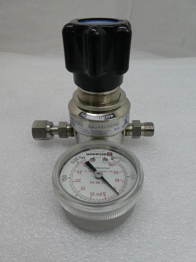 Used Veriflow IR400S250PM Single Stage Regulator Valve Reseller Lot of 5 Used Working