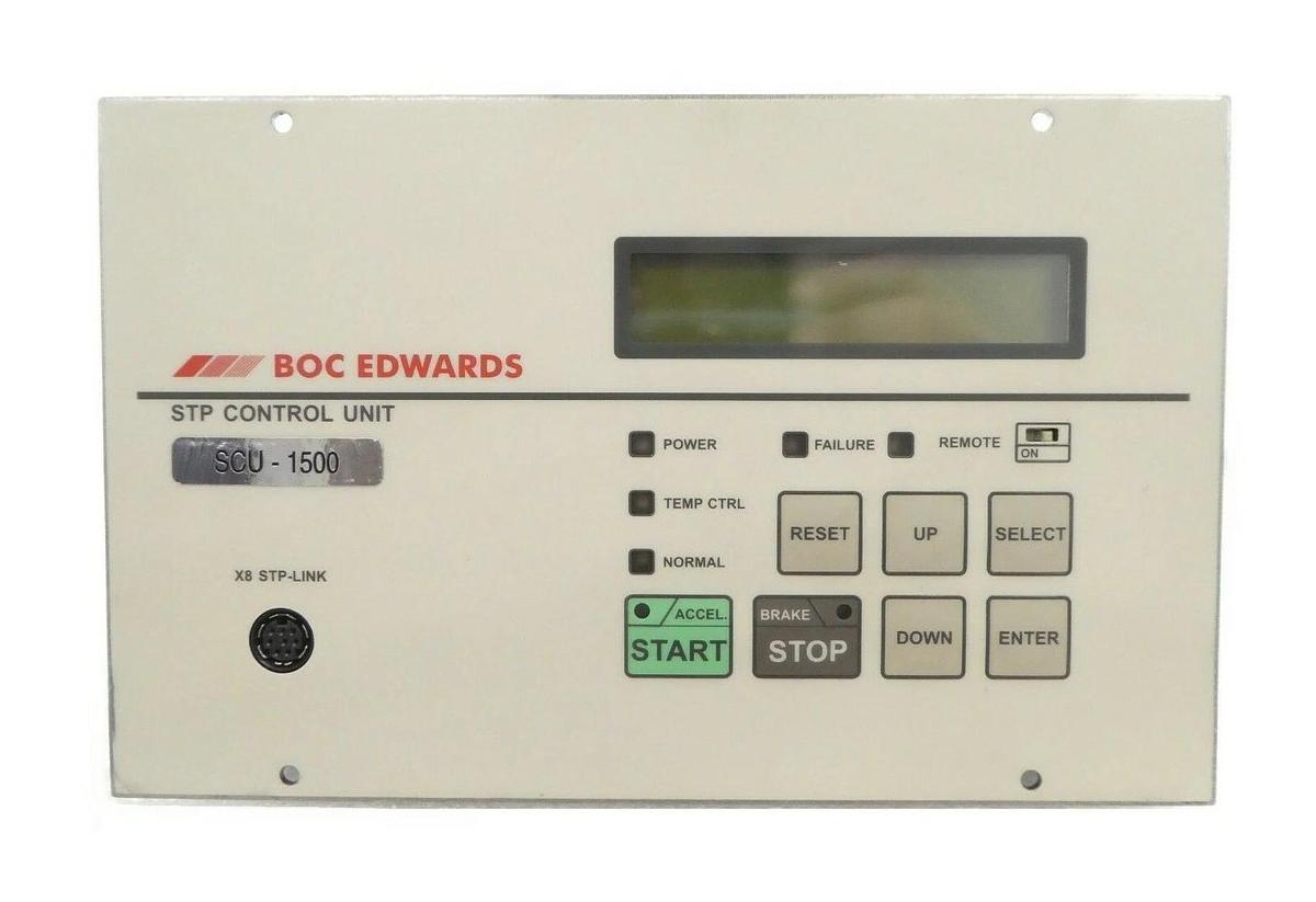 Used SCU-1500 Edwards PT59-Z0-Z00 Turbomolecular Pump Controller Turbo Tested Surplus