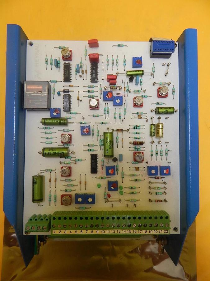 Used ITT Heynau Elektronik TYR-hB Speed Controller Balzers B5 123 154 AA Used Working