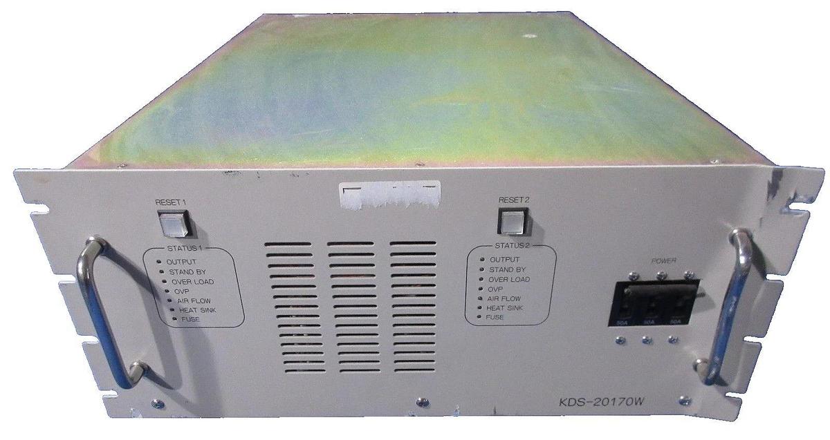 Used Kyoto Denkiki KDS-20170W High Voltage Dual Output Power Supply Bent Panel Spare