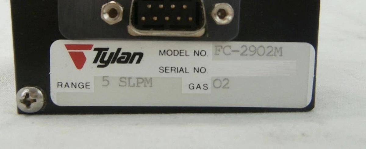 Used Tylan General FC-2902M Mass Flow Controller MFC 2900 Series 5 SLPM O2 Used