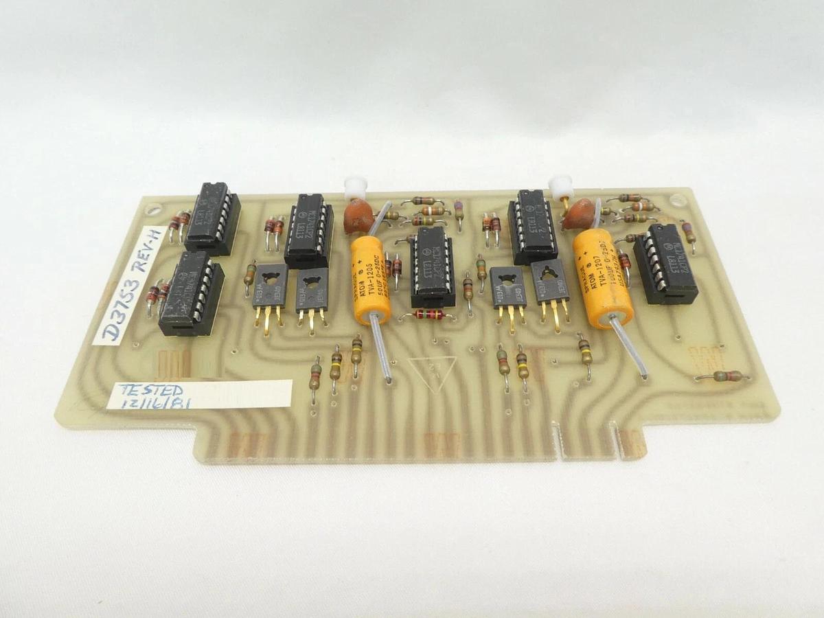 Used Varian Semiconductor VSEA D12003753 Scan Monitor PCB D3753 Rev. H Working Spare