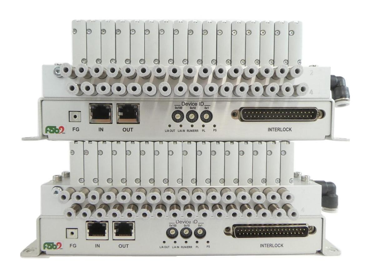 Used Festo VTUG-16K-EC-INT-CS 16-Port Pneumatic Manifold Reseller Lot of 2 Working