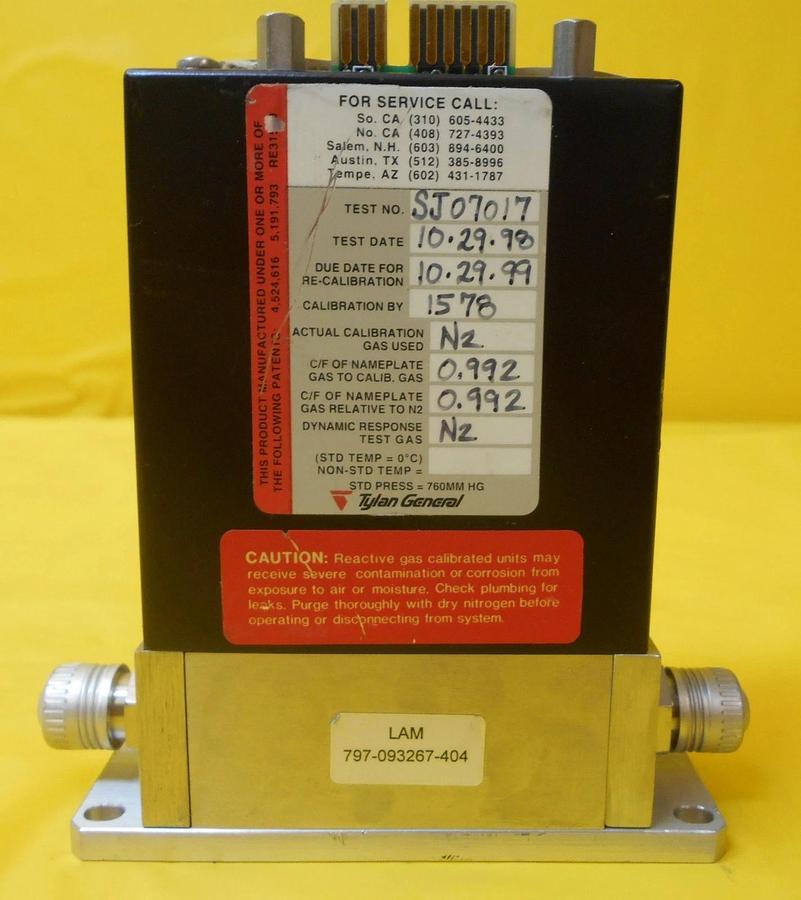 Used Tylan FC-2950MEP5 Mass Flow Controller MFC 797-093267-404 100 SCCM O2 Used