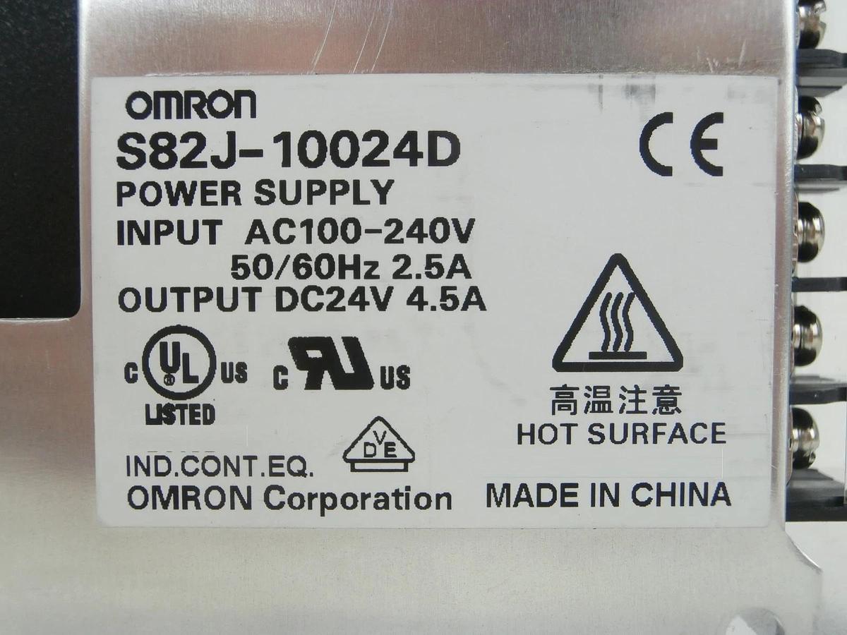 Used Omron S82J-10024D Compact Power Supply Reseller Lot of 10 Used Working