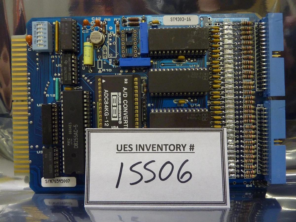 Used Applied Micro Technology 1317-1-F-0962-0787 Analog Input PCB Card ST4303-16 Used