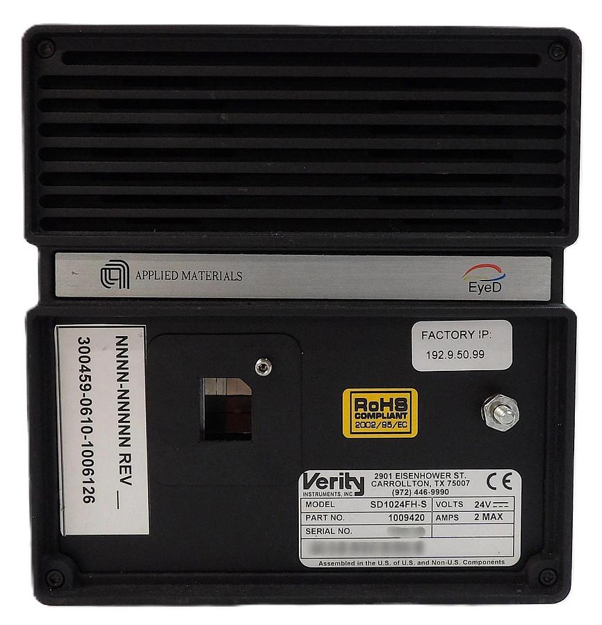 Used Verity 1009420 Ultra Performance EyeD AGS Spectrometer SD1024FH-S Working