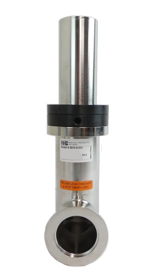 Used Nor-Cal Products 3870-01331 Pneumatic Angle Valve 300mm AMAT Producer Working
