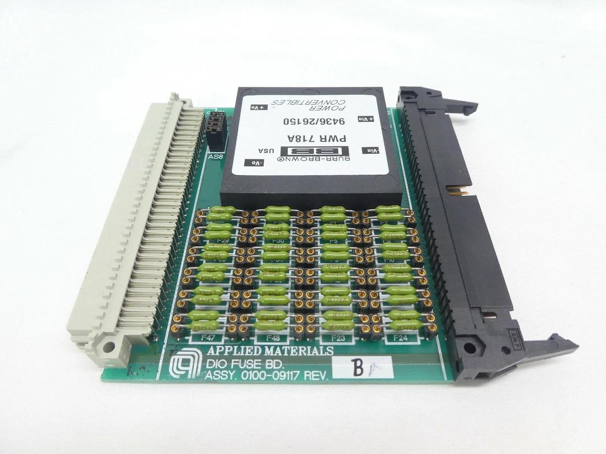 Used AMAT Applied Materials 0100-09117 DIO Fuse Board PCB Precision 5000 P5000 Spare