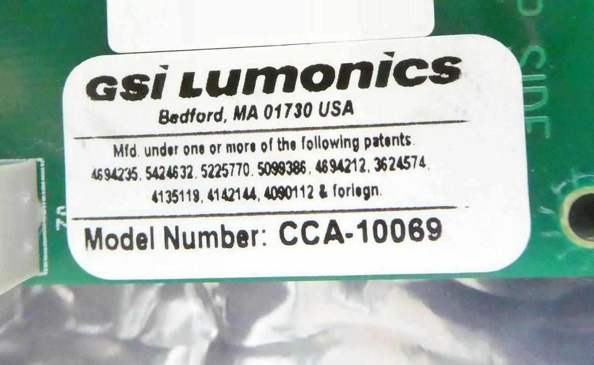Used GSI Lumonics 3M-14986 Interface PCB CCA-10069 KLA-Tencor CRS-3000 Working
