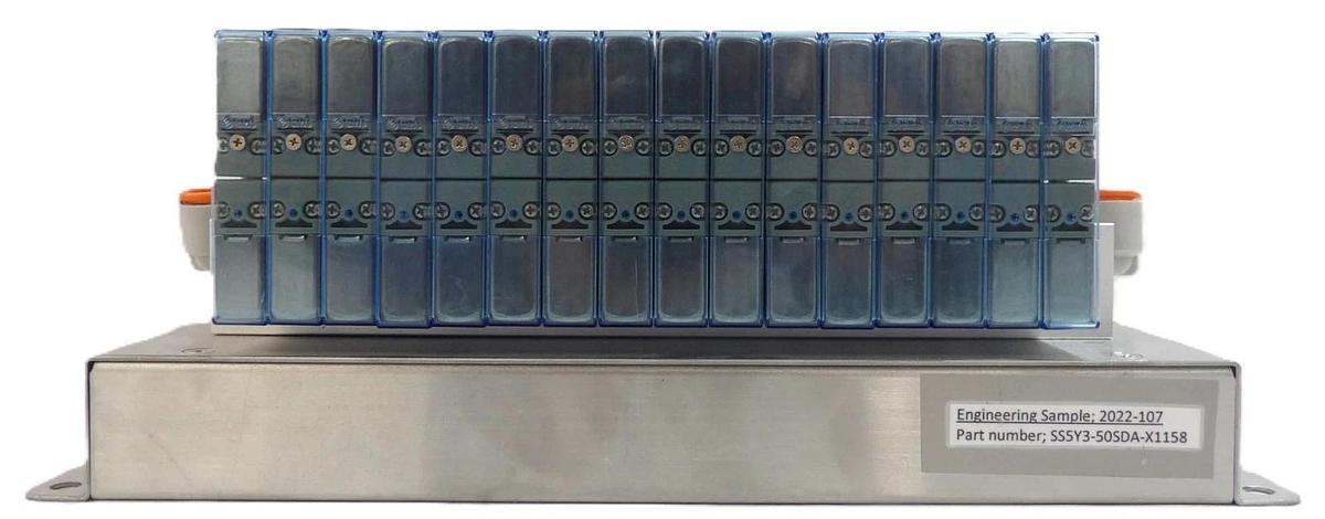 Used SMC SS5Y3-50SDA-X1158 16-Port Ethercat Pneumatic Manifold Working