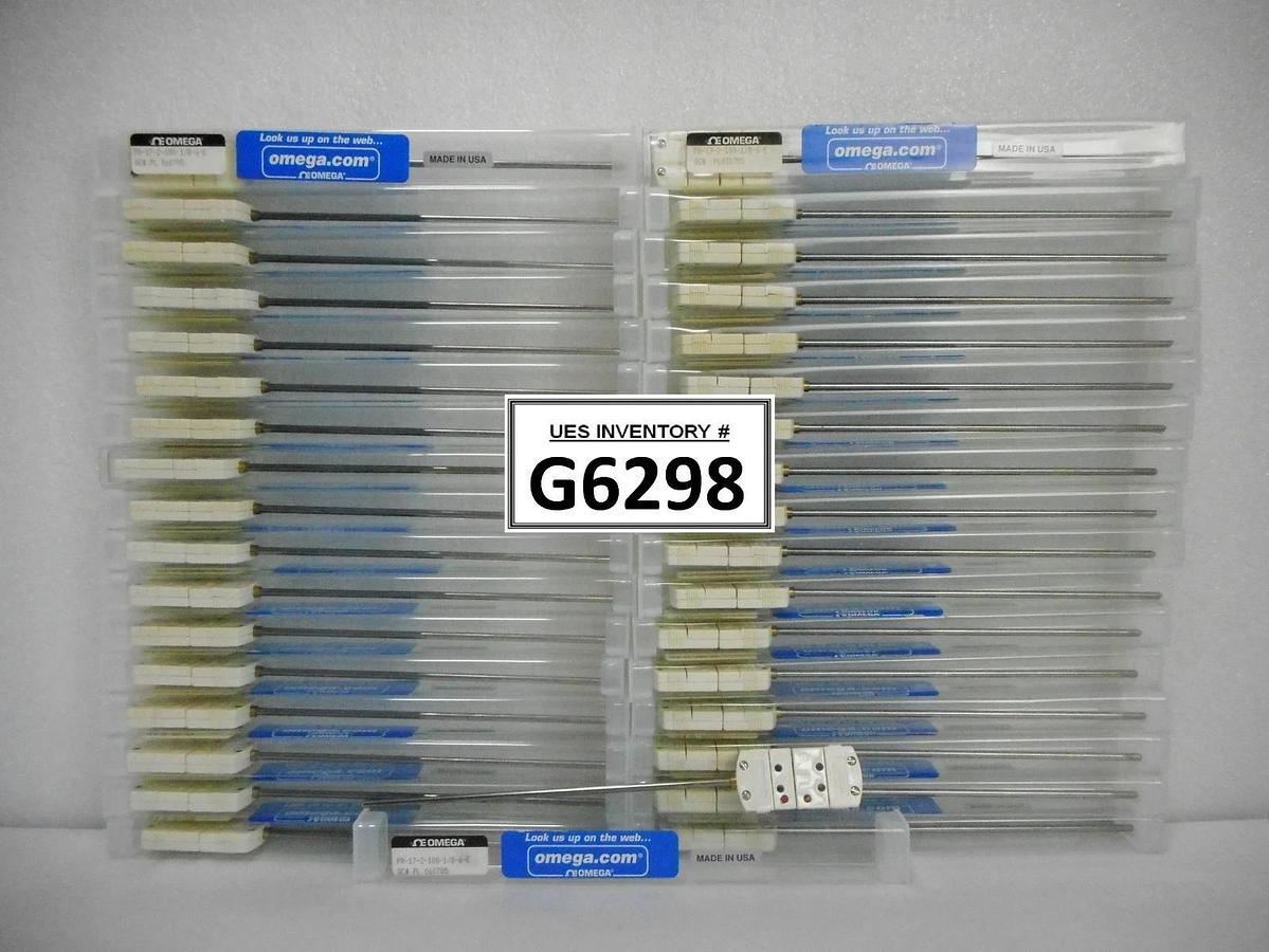 Omega Engineering PR-17-2-100-1/8-6-E Quick Disconnect Probe Lot of 35 New