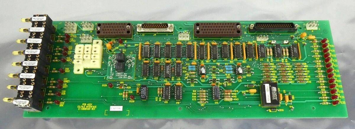 Used Varian VSEA E-109061001 ES/ALS Interface PCB Assembly Working Surplus