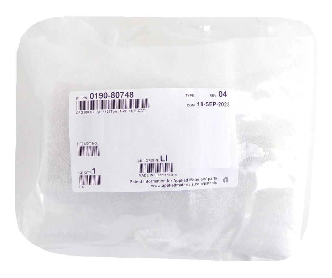 AMAT Applied Materials 0190-80748 Pressure Gauge CPG100 New