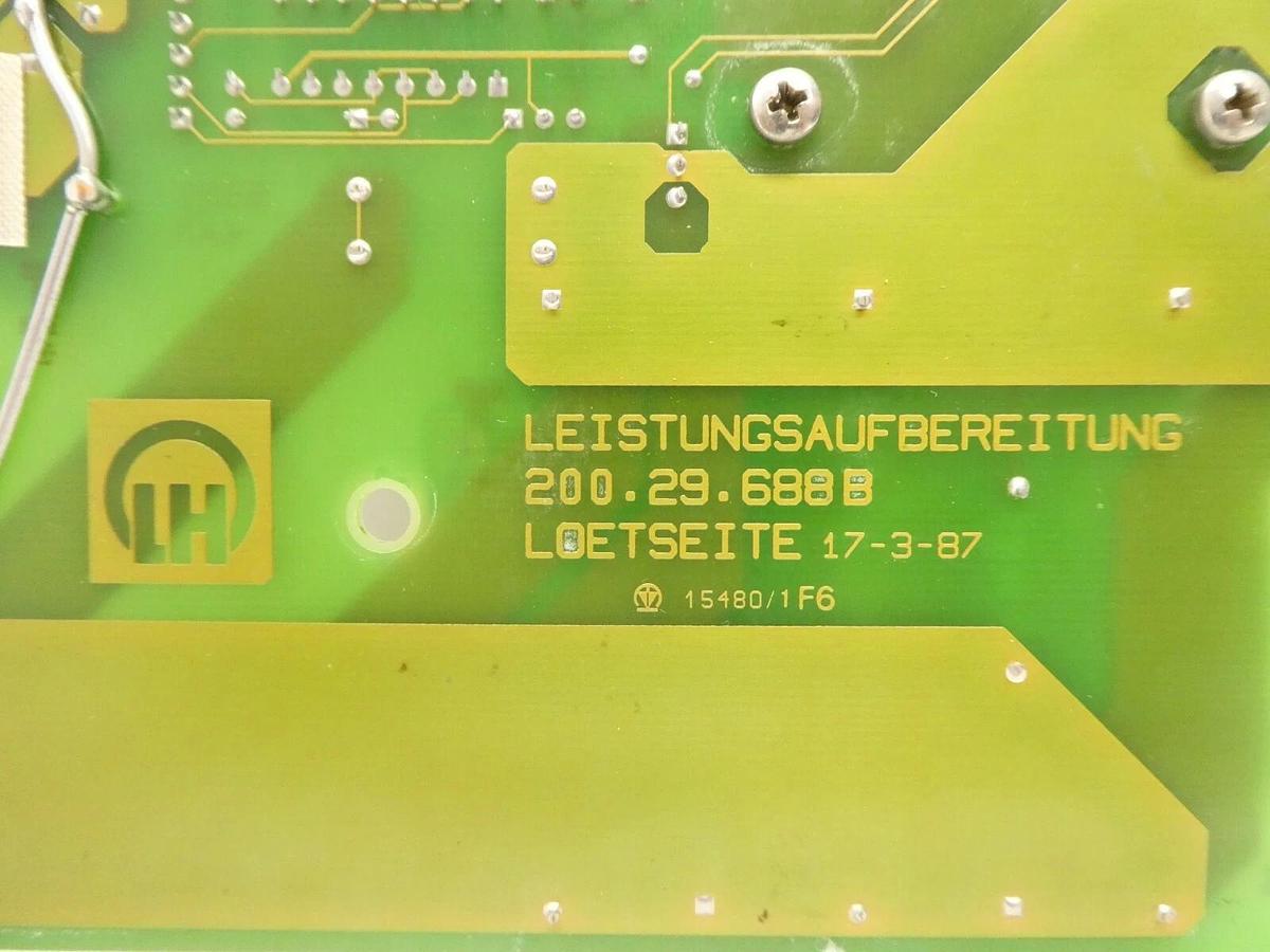 Used Leybold 200.29.688 Power Supply LA Leistungsaufbereitung PCB Card UL 500 Working