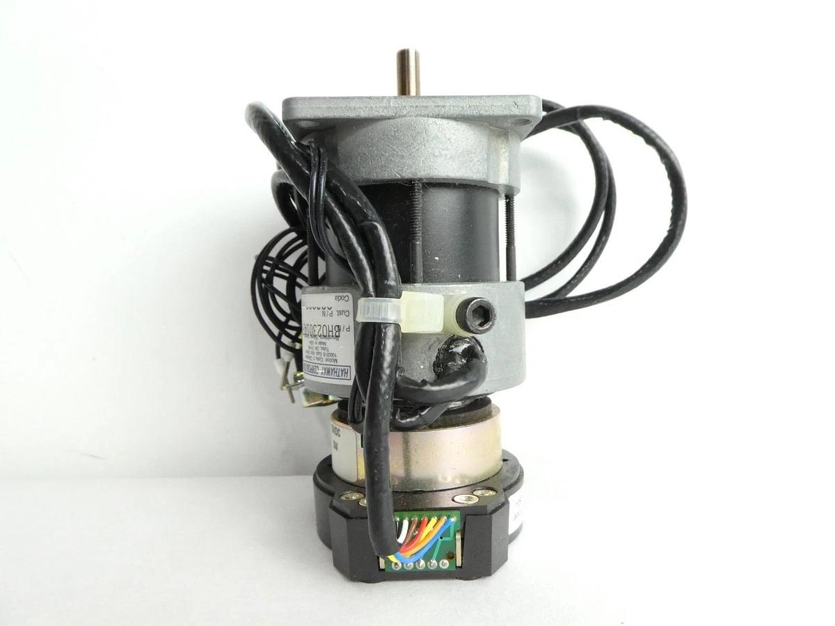 Used Hathaway BH02301AF04HBE Servo Motor w/ Brake 320250100C01 ASM T61105-2 Used
