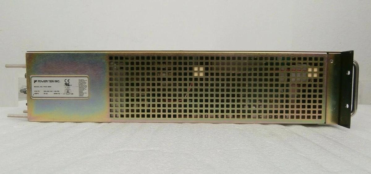 Used Power Ten P63C-8800 DC Power Supply 0-8 VDC P63 Series Tested Working Surplus