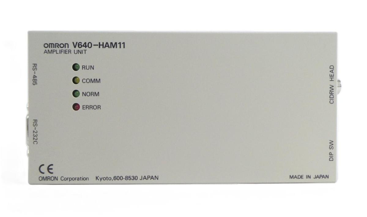 Omron V640-HAM11-V4 Amplifier Unit Assembly V640 Series Working Surplus