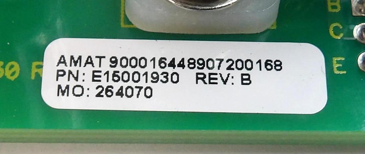 Used AMAT Applied Materials E15001930 Suppression Power Supply PCB Varian Working