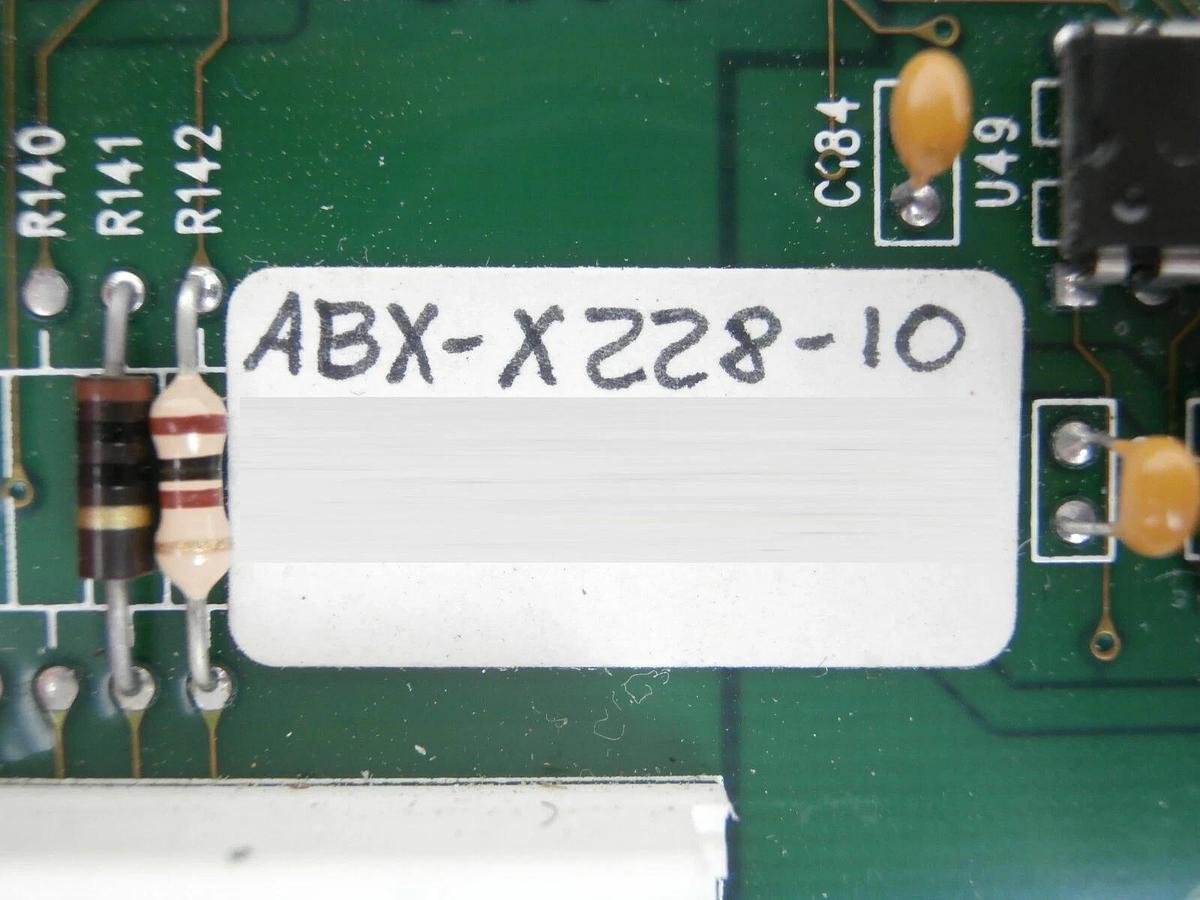 Used ETO Ehrhorn Technological Operations ABX-X228-10 RF Generator Controller PCB